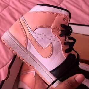 Nike Coral and White High-Tops